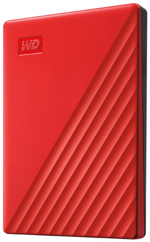 Western Digital My Passport 2,5" 4TB USB3.2 piros külső winchester