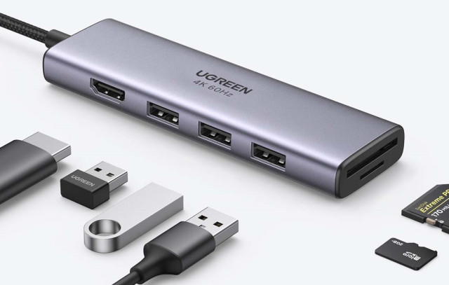 Ugreen CM511 5 az 1-ben USB-C Hub