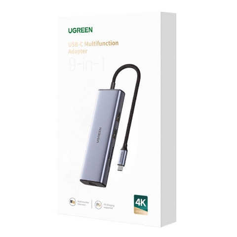 Ugreen 90119 9 az 1-ben USB-C Hub