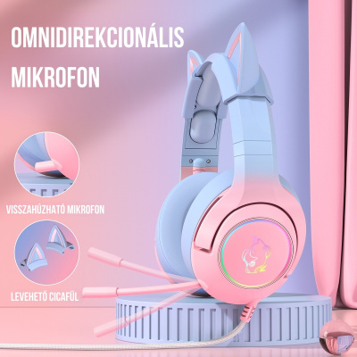 Onikuma K9 Cicafüles Gamer Headset
