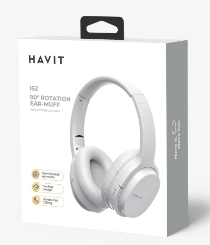 Havit I62 Vezeték nélküli Bluetooth fejhallgató - Fehér