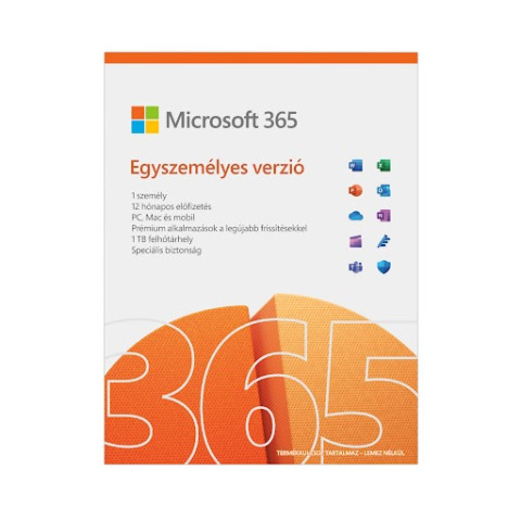 Microsoft 365 Egyszemélyes verzió