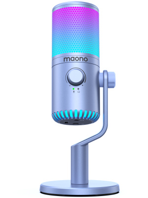 MAONO DM30 USB Streamer/Gamer Mikrofon RGB - Lila