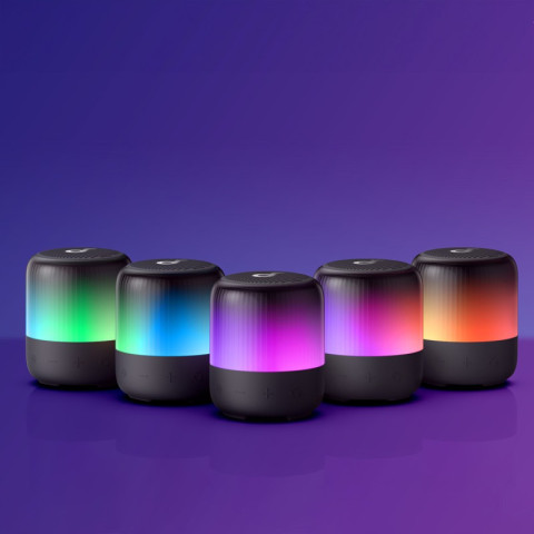 Anker Soundcore Glow Mini Hordozható Bluetooth Hangszóró - Fekete