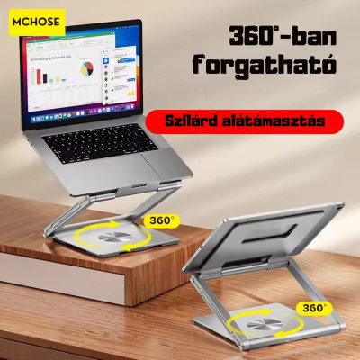 MCHOSE Laptop állvány S95 Ezüst