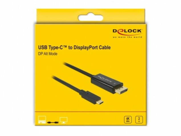 Delock USB Type-C DisplayPort kábel 2 méter (85256)
