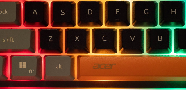 Acer OKW216 Gamer Billentyűzet - Fekete - Angol kiosztás!