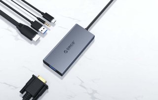 Orico MC-U501P-GY-BP 5 az 1-ben USB-C hub
