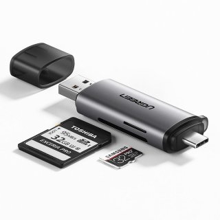Ugreen USB + USB-C adapter, SD + microSD kártyaolvasó