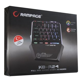 Rampage KB-R24 X-MINI Gamer Billentyűzet - Angol kiosztás