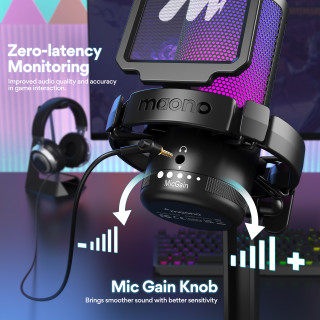 MAONO DGM20 USB Streamer/Gamer Mikrofon RGB