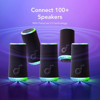 Anker Soundcore Glow Hordozható Bluetooth Hangszóró - Fekete