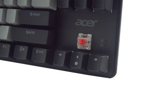 Acer OKW132 Mechanikus Gamer Billentyűzet - Szürke-Fekete - Angol kiosztás!