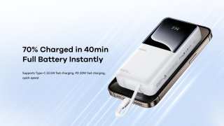 Remax Cynlle RPP-680 gyorstöltő Powerbank 20000mAh