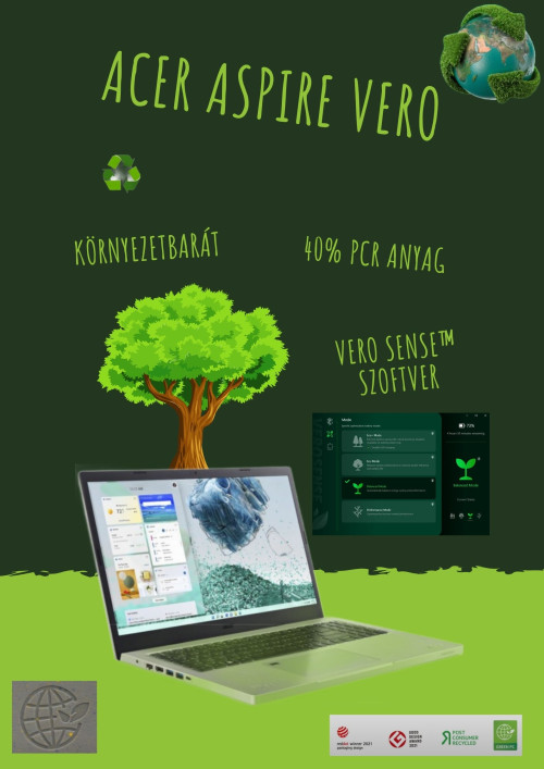 Környezetbarát laptop