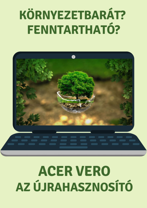 Acer Vero az újrahasznosító