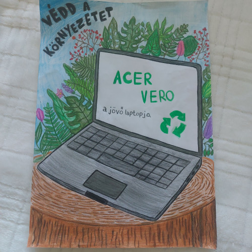 The first recycled laptop