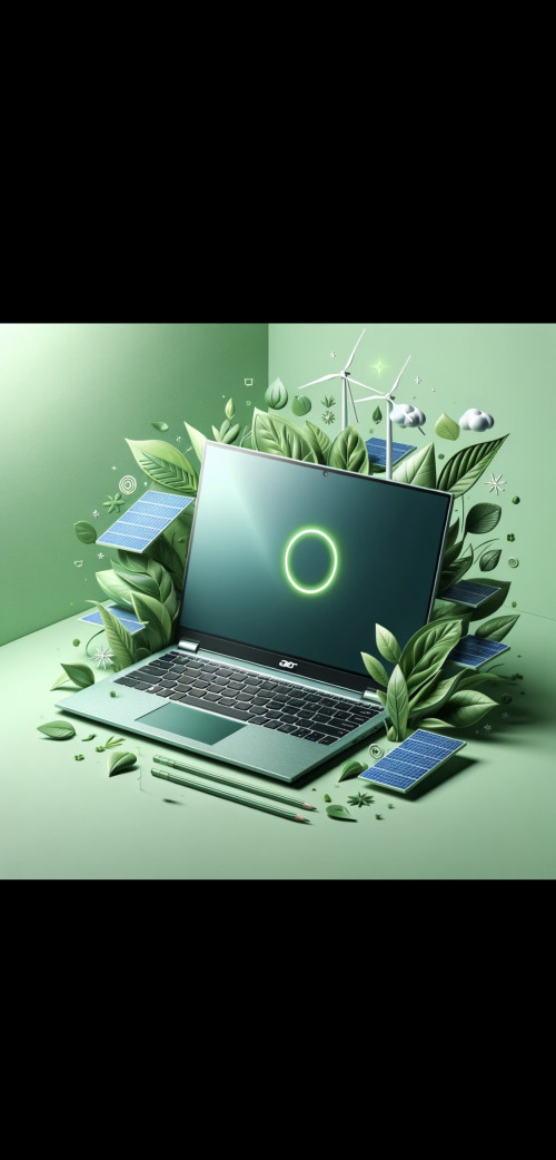 Környezetbarát laptop.
