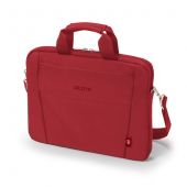 Dicota Slim Case BASE Piros laptop táska 14"