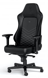 Noblechairs Hero Gaming Chair - Fekete/Platina Fehér - Gaming szék / asztal / szőnyeg