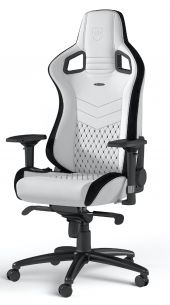 Noblechairs Epic gamer szék - Fekete/Fehér - Gaming szék / asztal / szőnyeg