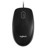 Logitech B100 Optical USB Mouse - Fekete, vezetékes, optikai