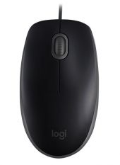 Logitech B110 Optical Silent USB Mouse - Fekete, vezetékes, optikai
