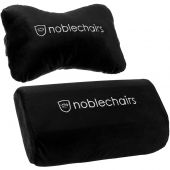 Noblechairs CUSHION Set Black/White Gamer Szék Párnaszett - 2 év garancia - Gaming szék / asztal / szőnyeg