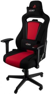 Nitro Concepts E250 Gaming Szék - Fekete/Piros - 2 év garancia - Gaming szék / asztal / szőnyeg
