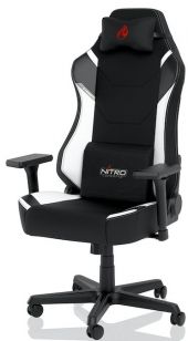 Nitro Concepts X1000 Gaming Szék - Fekete/Fehér - 2 év garancia
