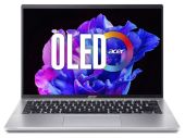 Acer Swift Go Ultrabook - SFG14-71-56N8 OLED ezüst laptop, 14", Intel i5, 8 GB, Intel Iris Xe Graphics, 512 GB SSD