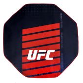 Konix - UFC Gaming Szőnyeg kör alakú 1000x1000mm - Fekete-Piros - Gaming szék / asztal / szőnyeg