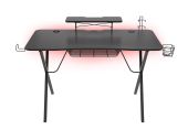 Genesis Holm 300 Gamer asztal RGB világítással - Fekete - Gaming szék / asztal / szőnyeg