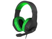 Genesis Argon 200 Gamer mikrofonos sztereo fejhallgató zöld - Headset