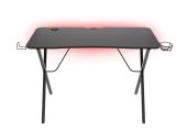 Genesis Holm 200 Gamer asztal RGB világítással - Fekete - Gaming szék / asztal / szőnyeg