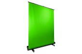 Streamplify Screen Lift Green Screen - Streaming Zöld háttér - 200 x 150 cm teleszkóppal - 2 év garancia