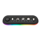 Streamplify Hub Deck 5 - 5 Portos RGB USB Hub - 2 év garancia - Mikrofon/Streaming