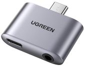 Ugreen CM231 USB-C - USB-C és 3,5 mm Jack Hub