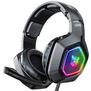 Onikuma K10 RGB Gaming Fejhallgató - Fekete