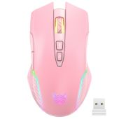 Onikuma CW905 2.4G Vezeték nélküli Gaming egér - Pink - Egerek