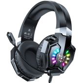 Onikuma X32 Gaming Fejhallgató - Fekete, sztereó, mikrofonos, gaming, USB, jack