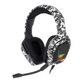 Havit H653d RGB Gamer Fejhallgató - Terepszínű fehér - Headset