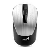 Genius Egér - NX-7015 Vezeték nélküli, USB, 3 gomb, 1600 DPI, BlueEye, Silver, vezeték nélküli, wireless, optikai