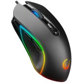 Rampage SMX-G65 ALPOR RGB Vezetékes Gaming Egér - Fekete, vezetékes, világítós, gaming, optikai