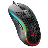 Rampage SMX-R85 GENTLE RGB Vezetékes Gaming Egér - Fekete, vezetékes, világítós, gaming, optikai