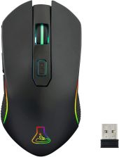 The G-Lab Kult Xenon Vezeték nélküli Gamer Egér - Fekete, vezeték nélküli, wireless, világítós, gaming