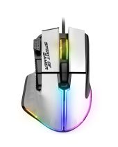 Spirit of Gamer PRO-M5 RGB Vezetékes gamer egér - fehér - Egerek