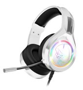 Spirit of Gamer PRO-H8 Gamer Headset - fehér, sztereó, mikrofonos, gaming, USB, jack