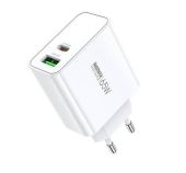 Remax Kiddy Series USB-A+USB-C Gyorstöltő GaN Adapter 65W